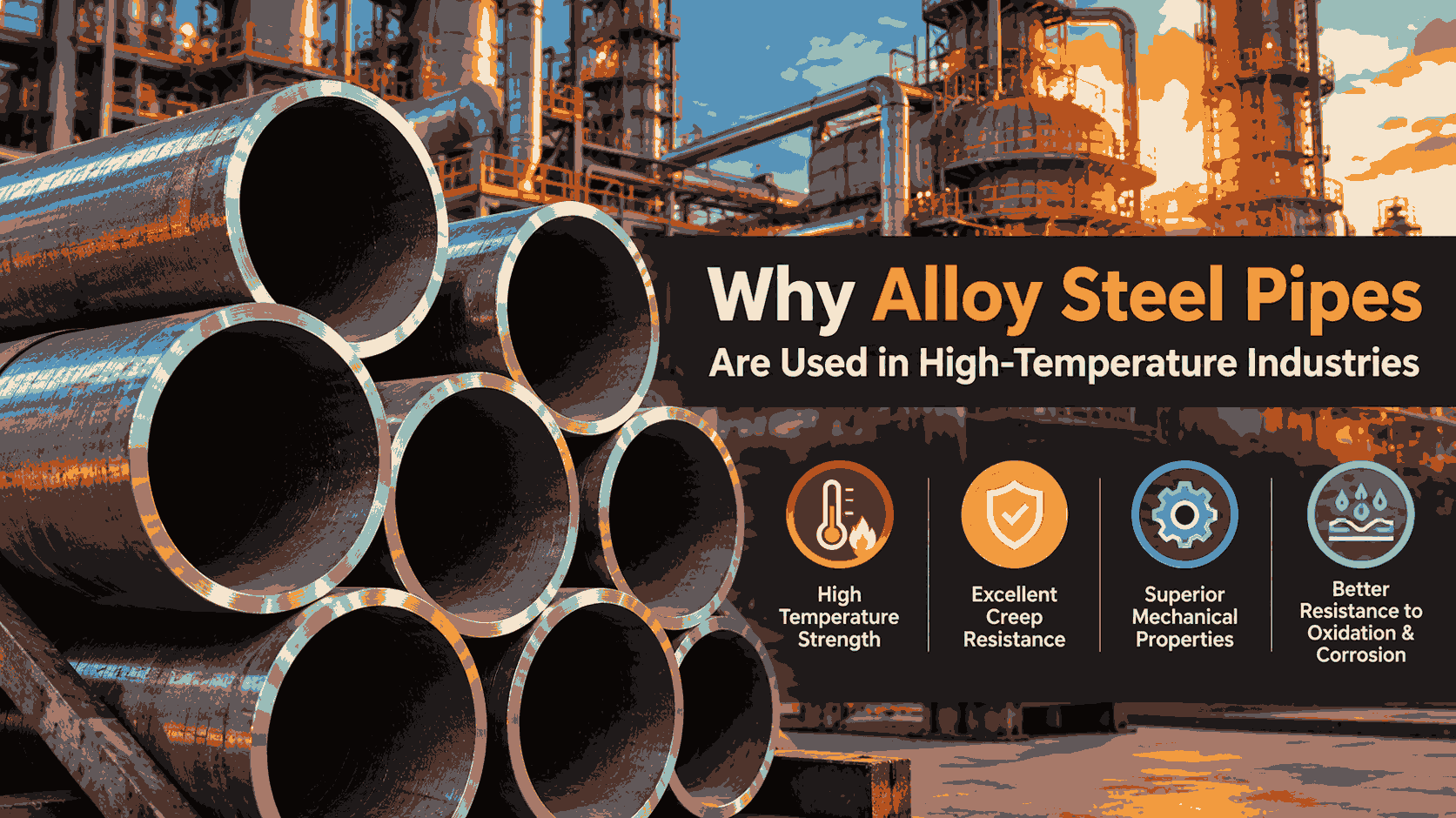 Alloy-Steel-Pipes-in High-Temperature-Industries